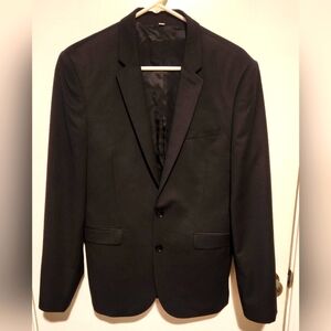 J Ferrar Suit Jacket, Size 38 Regular, Black